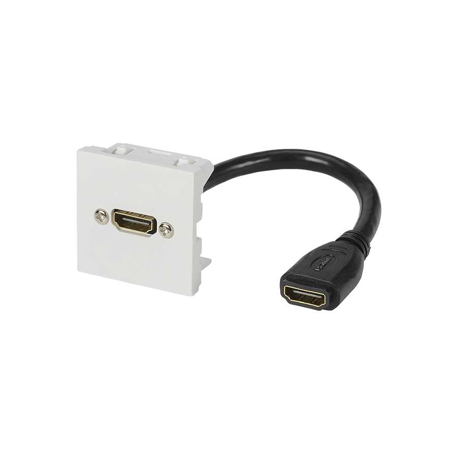 Plastron 45X45mm HDMI<br> CABLES&ACCESSOIRES<!--EASY-->